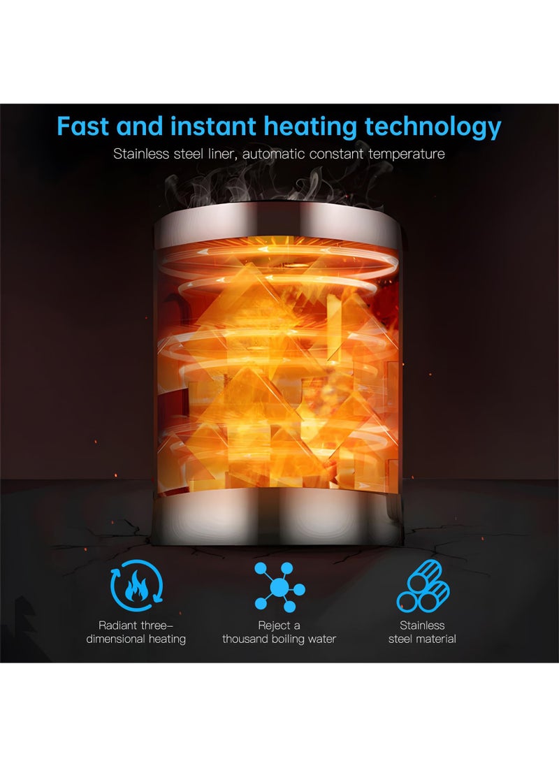 HUA Water Dispenser, Top Loading Water Cooler for 1.2 to 5 Gallon, 3 Temperature Settings Room Temperature Water Cold Hot Water Dispenser, Bedside Water Dispenser for Home, Office, Dormitory Use  - Image 5
