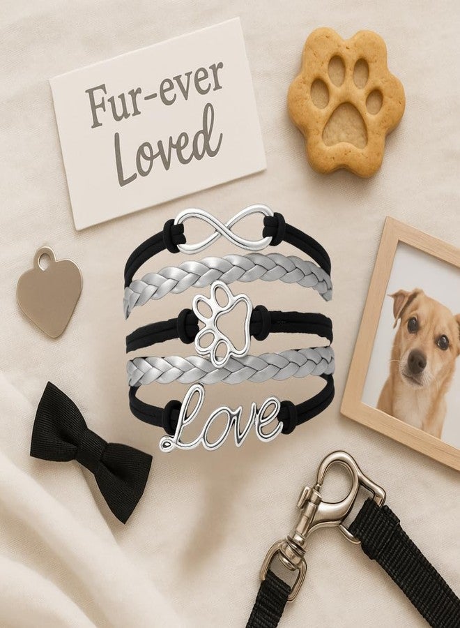 إنفينيتي كوليكشن سوار على شكل مخلب للنساء، سوار "حب المخالب" اللانهائي، هدية لمحبي الكلاب والقطط ومالكيها - Image 3