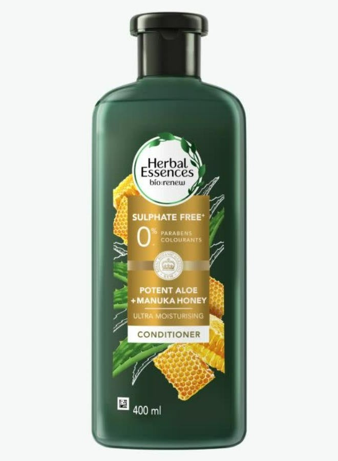 هربل إيسنسز بلسم قوي بالصبار وعسل المانوكا 400 مل