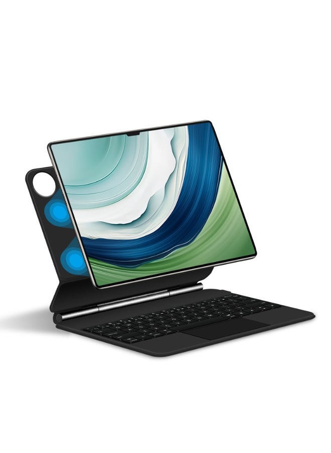 General Keyboard Case Compatible with Huawei MatePad Pro 13.2 Inch (2025),Intelligent Magnetic Levitation Touch Keyboard Case,Multi-View Bracket  - Image 1