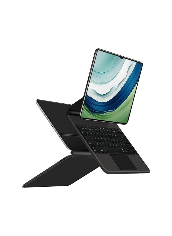 General Keyboard Case Compatible with Huawei MatePad Pro 13.2 Inch (2025),Intelligent Magnetic Levitation Touch Keyboard Case,Multi-View Bracket  - Image 4