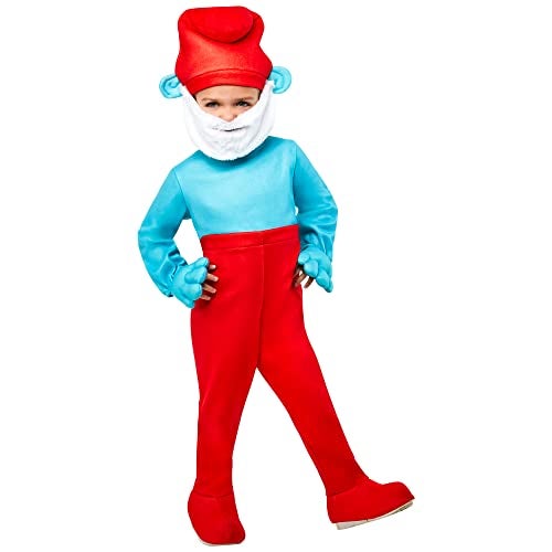 Rubies The Smurfs Papa Smurf Costume for Toddlers by Rubies Boys 4T - Image 1