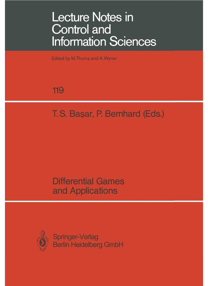 Differential Games and Applications 