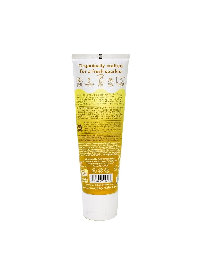 RADIUS Childrens Toothpaste Coconut Banana 3 oz NonToxic ChemicalFree GlutenFree Designed to Improve Gum Health Prevent Cavities Pack of 2 - Image 3