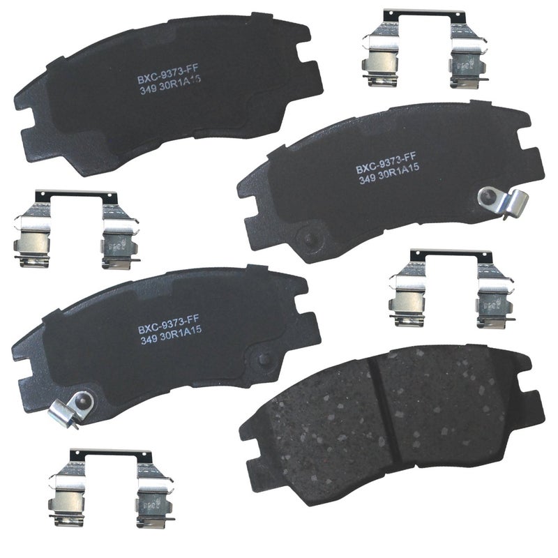Bendix Premium SBC349 Ceramic Front Brake Pads for Dodge Raider 1989-1988, Ram 50 1993-1987, Van 1000 2009-2008, Mitsubishi Mighty Max 1996-1987, Montero 1991-1988, Van 1990-1987 - Image 5