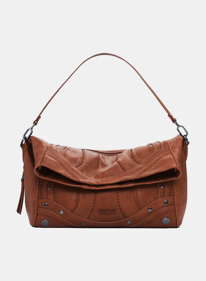 DESIGUAL Medium embroidered faux leather bag - Image 2