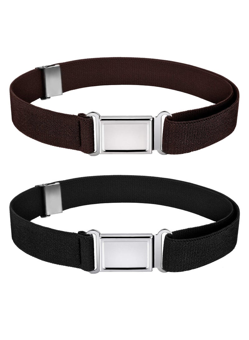 SUNSAR 2 Pack Kids Magnetic Fashion Belt Adjustable Elastic Beltor Boys Daily Use Girls - Image 1