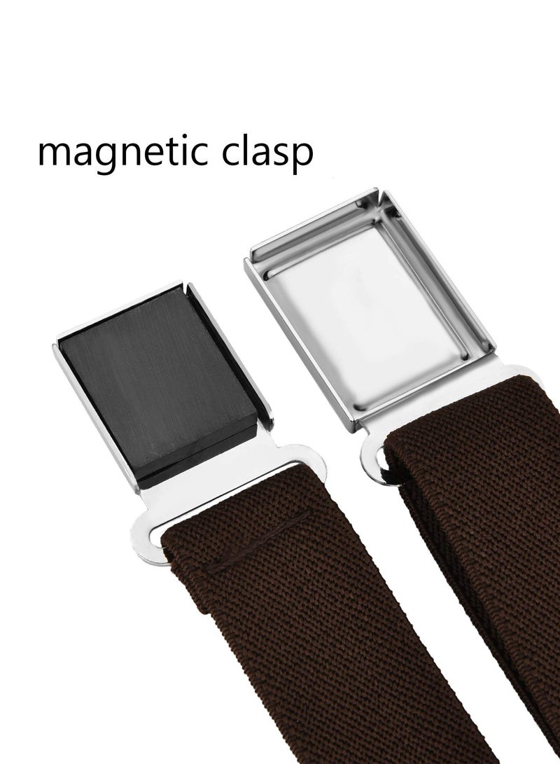 SUNSAR 2 Pack Kids Magnetic Fashion Belt Adjustable Elastic Beltor Boys Daily Use Girls - Image 2