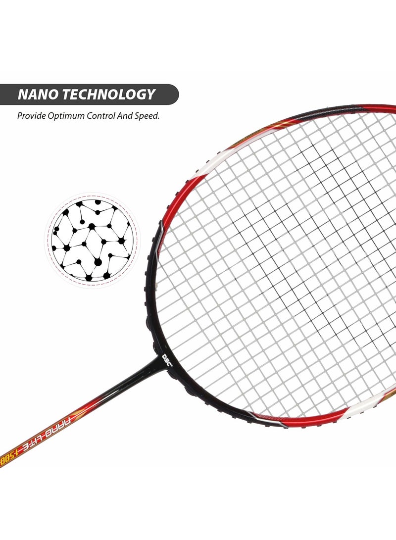 دي أس سي نانو لايت 1500 مضرب كرة الريشة | التحكم الدقيق | أداء قوي |  تصميم خفيف الوزن - Image 4