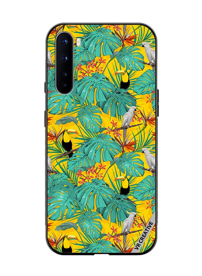 VR CREATIVE Protective Case Cover For OnePlus Nord Jungle Bird Design Multicolour - Image 1