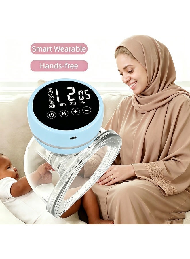 ضاغط حليب ذكي محمول صامت عالي الشفط للاستخدام الآلي خفي يجمع الحليب دون استخدام اليدين مثالي للسفر - Image 2