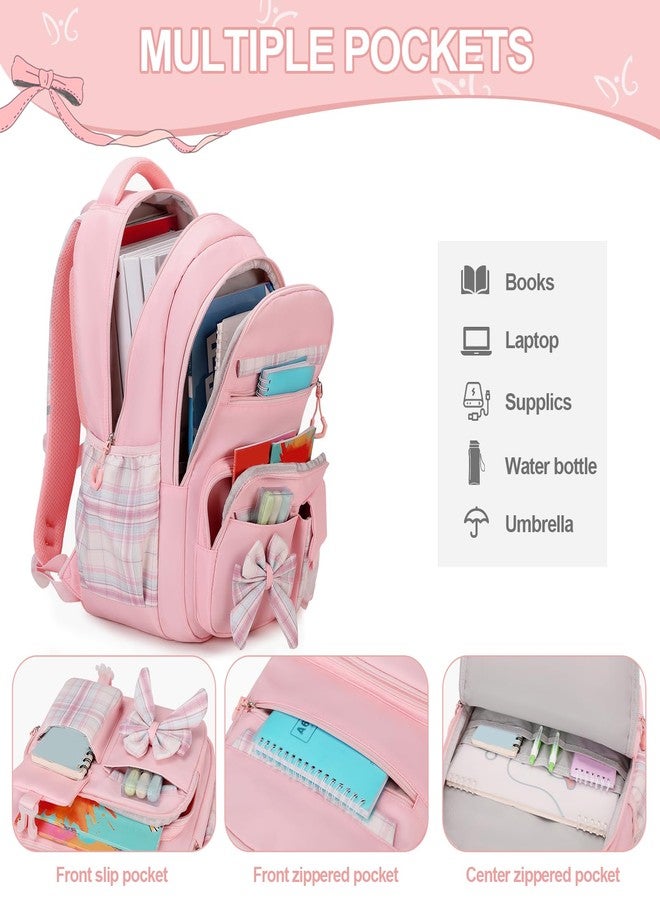 DIGOBAY Backpack for Girls, Pink, /, / - Image 3