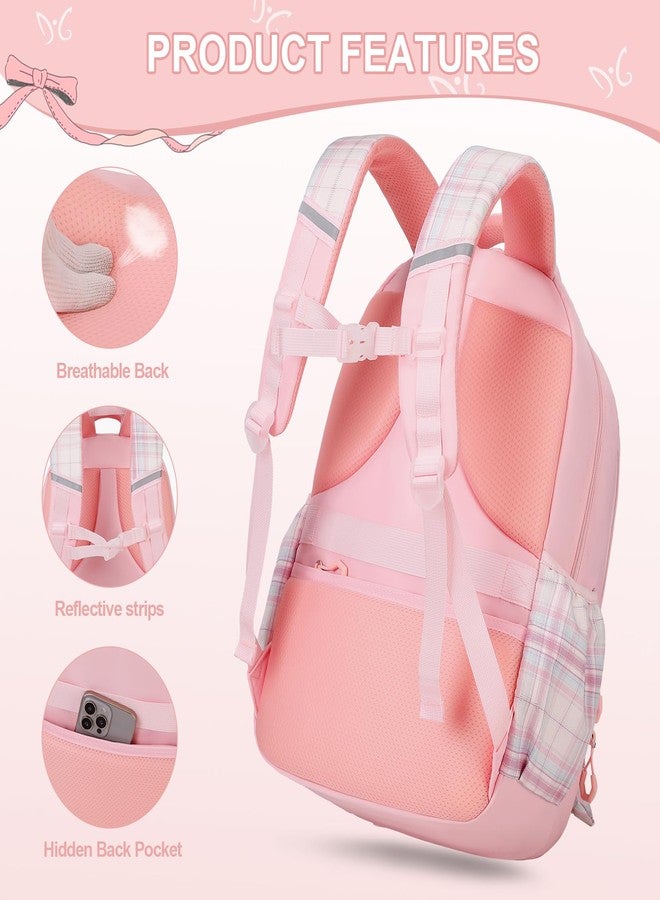 DIGOBAY Backpack for Girls, Pink, /, / - Image 4