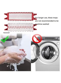 Realfrog 4 Pack Microfibre Refill Pad Compatible with Vileda Ultramax Mop Microfiber Refill  - Image 2