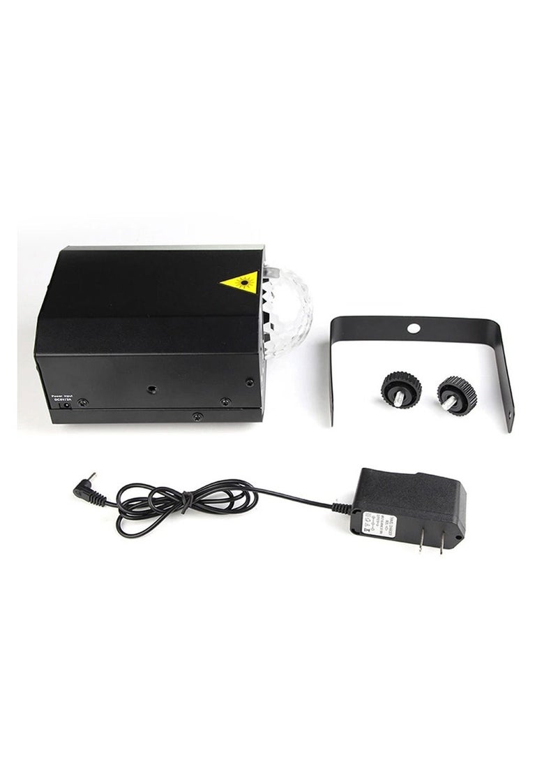 Crony 16 نمطًا من مصابيح الليزر السحرية LED RGB DJ Disco Projector مع جهاز تحكم عن بعد لإضاءة الحفلات الداخلية بالليزر - Image 5