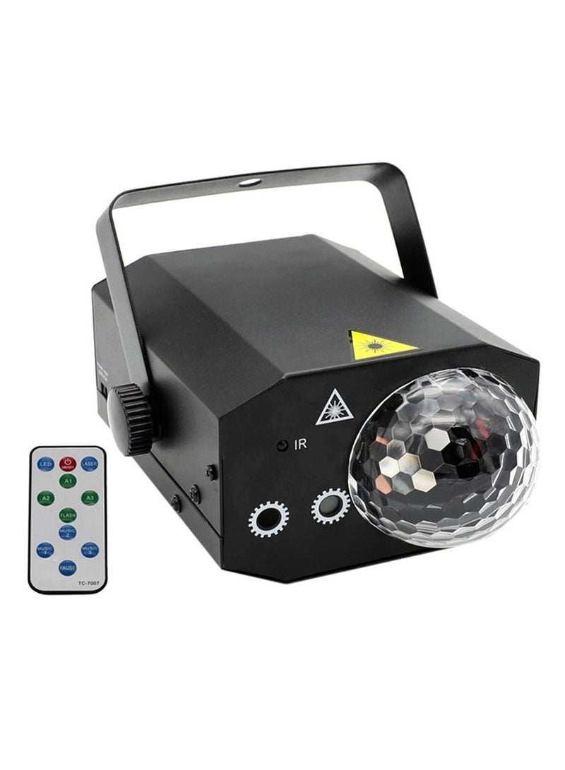 Crony 16 نمطًا من مصابيح الليزر السحرية LED RGB DJ Disco Projector مع جهاز تحكم عن بعد لإضاءة الحفلات الداخلية بالليزر - Image 2