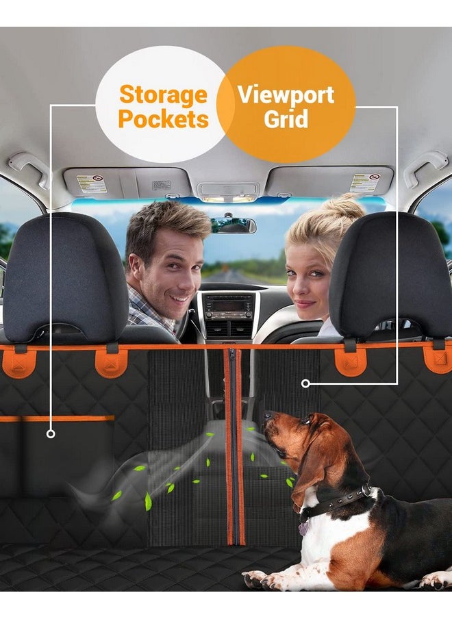 Victoper - Dog Car Seat Cover, 600D Heavy Durable Dog Seat Cover For Back Seat, 100% Waterproof Scratch Proof Nonslip Dog Hammock For Car With Side Flap, Pet Back Seat Covers For Cars Sedan Suv Trucks - Image 1