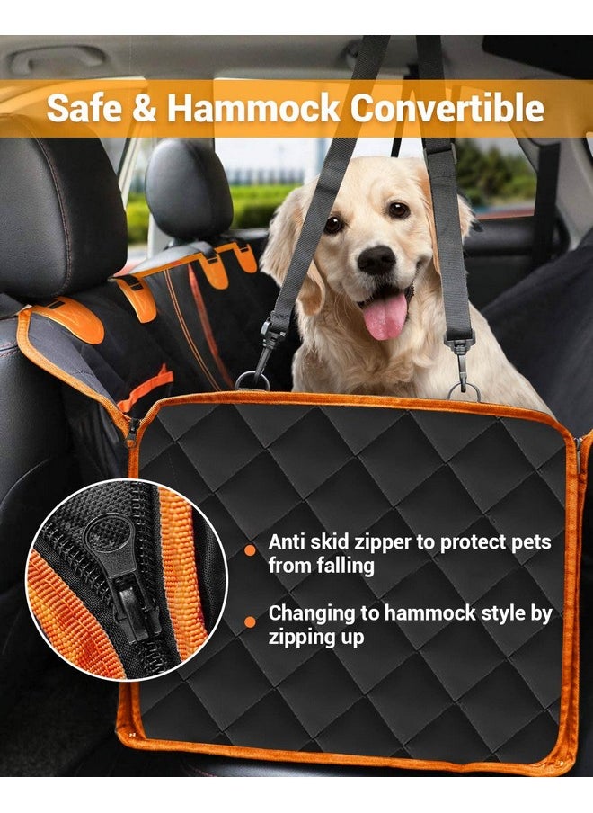 Victoper - Dog Car Seat Cover, 600D Heavy Durable Dog Seat Cover For Back Seat, 100% Waterproof Scratch Proof Nonslip Dog Hammock For Car With Side Flap, Pet Back Seat Covers For Cars Sedan Suv Trucks - Image 1