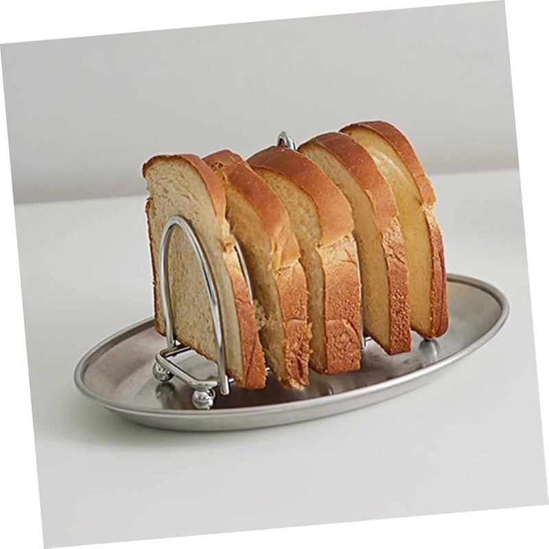 Stainless Steel Toast Rack Bread Holder Metal Stand Easy Clean Kitchen Supply - Image 4