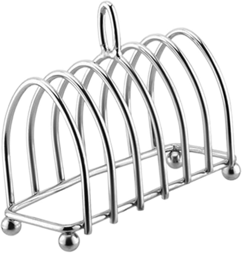 Stainless Steel Toast Rack Bread Holder Metal Stand Easy Clean Kitchen Supply - Image 2