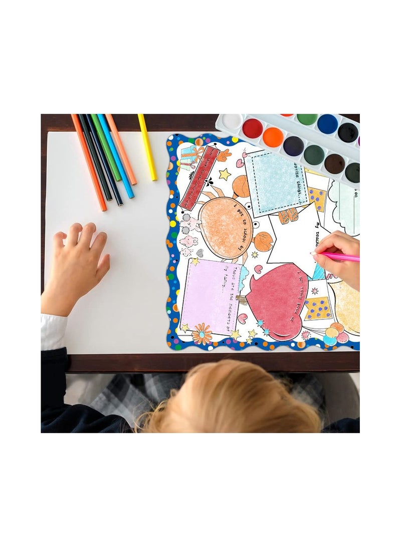 Classroom Coloring Posters for Kids, DIY Craft Activities, Party Favor Supplies, Back to School Essentials for Kindergarten, Preschool, and Elementary (40 Pack)