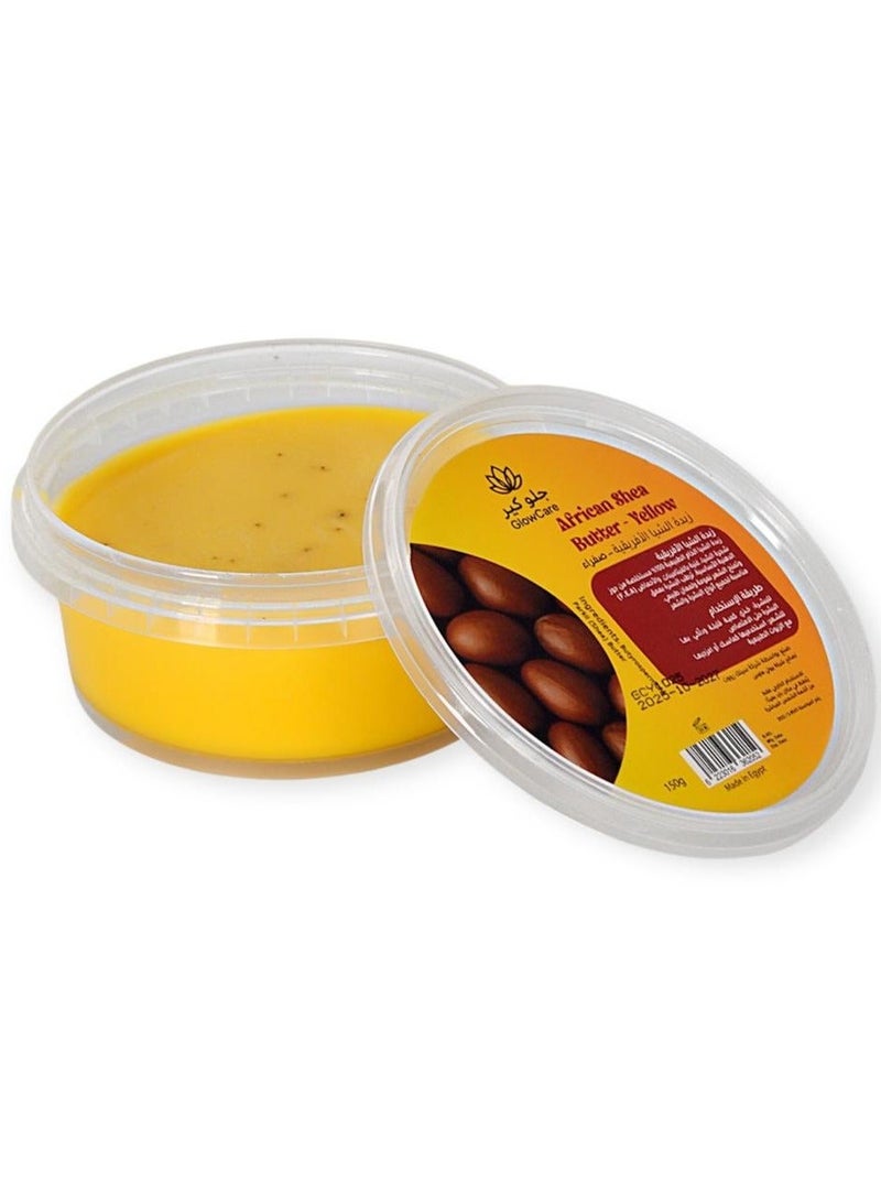GlowCare African Shea Butter Yellow 150g - Image 4