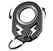 YIPUKIYI Keychain Spinner Fidget Ring Metal Key Chain Spinner Fidget Ring Type Toy for Man Women and Kids Black - Image 2