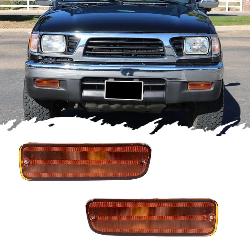 TurningMax Amber Turn Signal Lights for 95-00 Toyota Tacoma - Driver & Passenger Side - Image 1