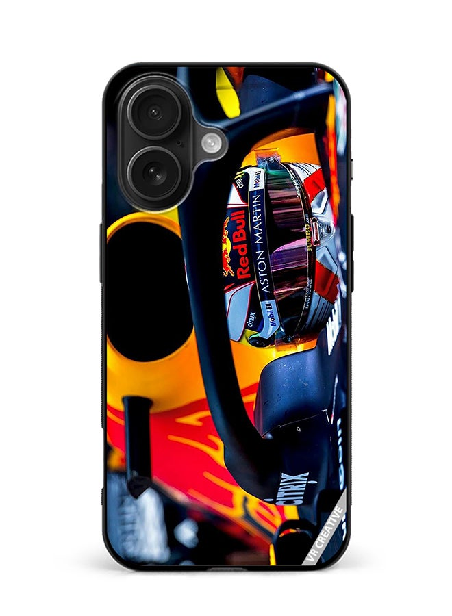 Protective Case Cover For Apple iPhone 16 Plus Redbull Design Multicolour