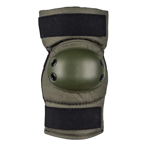 ALTA 53112.09 AltaCONTOUR Elbow Protector Pad, Olive Green Cordura Nylon Fabric, AltaGrip Fastening, Flexible Cap, Round, Olive Green - Image 3