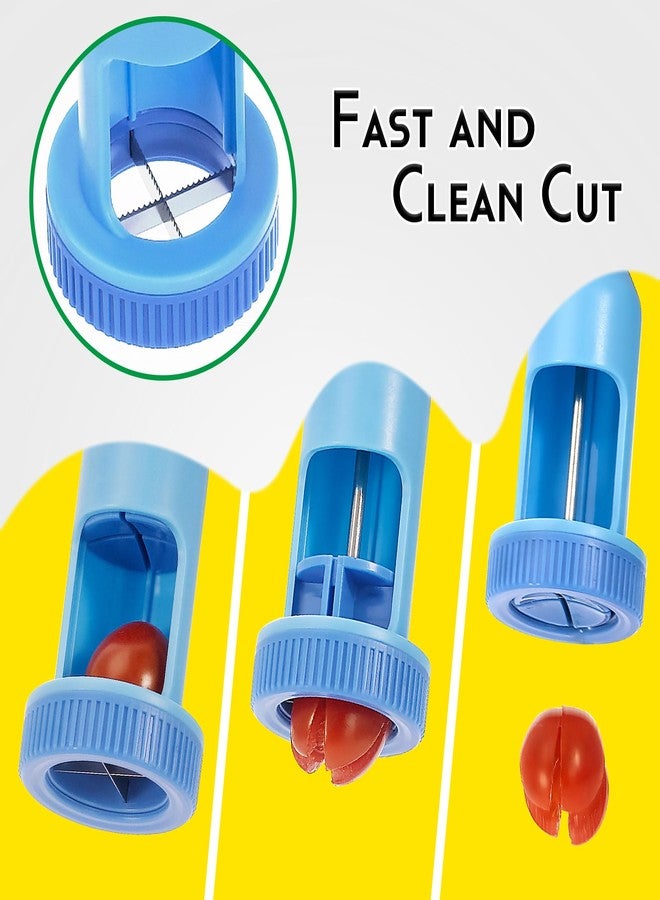 Valleyhike Grape Cutter Tool for Toddlers - Grape Slicer, Grape Quarter Food Tomato Cutter Tool for Toddlers and Baby, Grape Cherry Tomato Slicer - BPA Free - Image 4