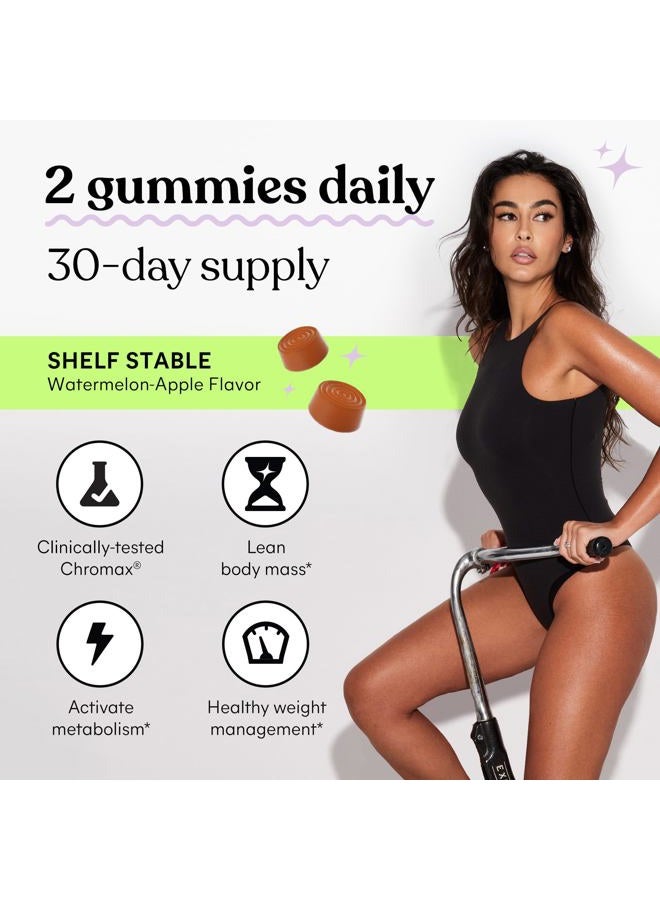 Lemme جواهر التمثيل الغذائي، خل التفاح، الكروم المدروس سريرياً، ب12، زنجبيل، تعزيز الكتلة العضلية النحيفة، نكهة البطيخ والتفاح (30 يومًا من الإمداد) - Image 5