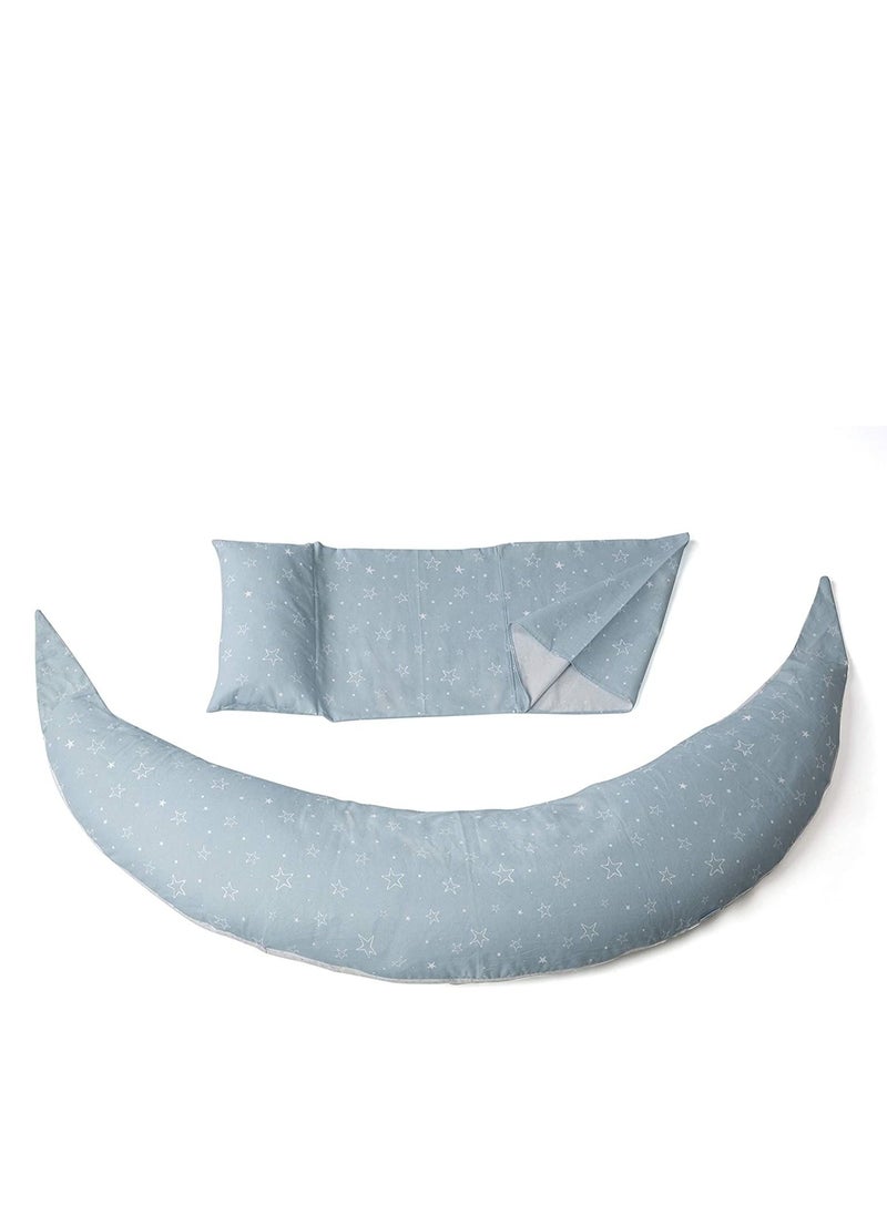 Nuvita - Nuvita - 12-In-1 Pregnancy & Nursing Pillow - Grey Star - Image 1