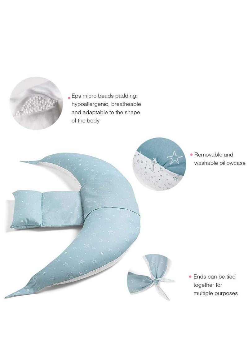 Nuvita - Nuvita - 12-In-1 Pregnancy & Nursing Pillow - Grey Star - Image 1