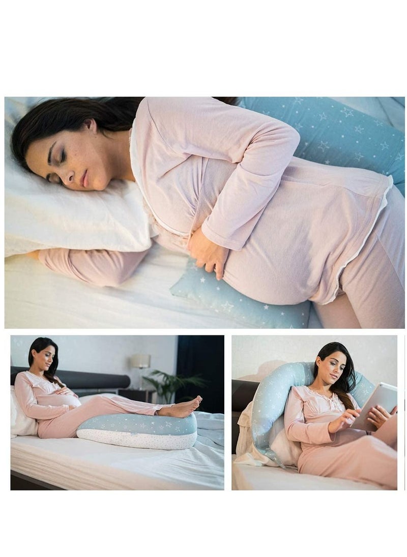 Nuvita - Nuvita - 12-In-1 Pregnancy & Nursing Pillow - Grey Star - Image 1