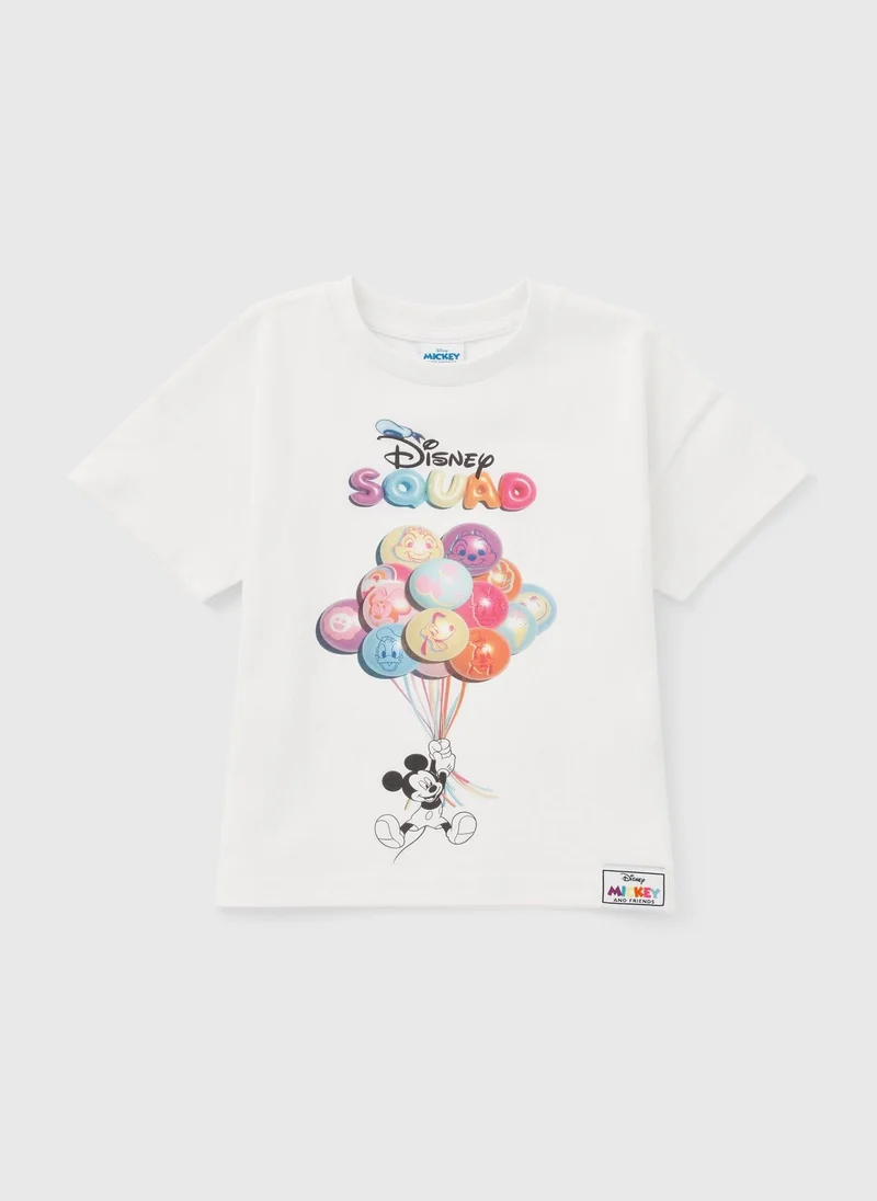 ماتلان Disney Girls White Squad T-Shirt