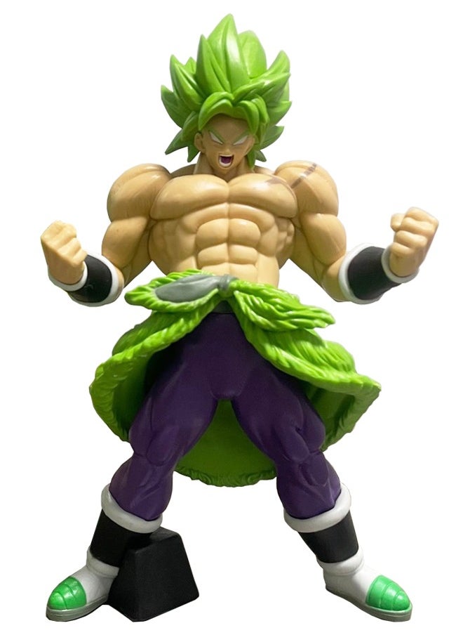 Dragon Ball - Dragon Ball Broli Action Figure, Super Saiyan Figure Toy, Anime Realistic Collectible Figure, High Quality Anime Action Figure Toy for Collection, Decoration, As Valuable Gift 23.5CM - Image 1