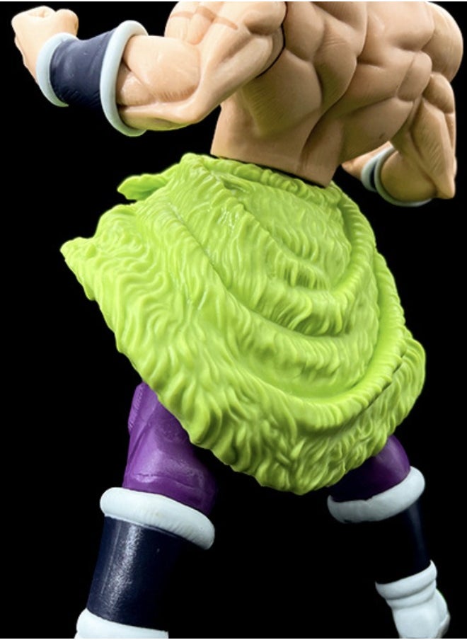 Dragon Ball - Dragon Ball Broli Action Figure, Super Saiyan Figure Toy, Anime Realistic Collectible Figure, High Quality Anime Action Figure Toy for Collection, Decoration, As Valuable Gift 23.5CM - Image 1
