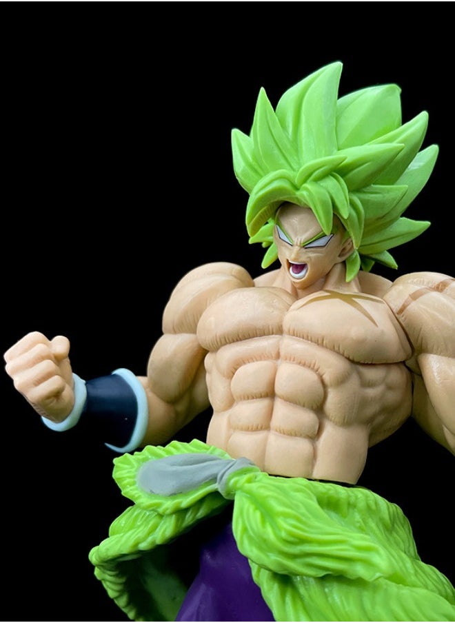 Dragon Ball - Dragon Ball Broli Action Figure, Super Saiyan Figure Toy, Anime Realistic Collectible Figure, High Quality Anime Action Figure Toy for Collection, Decoration, As Valuable Gift 23.5CM - Image 1