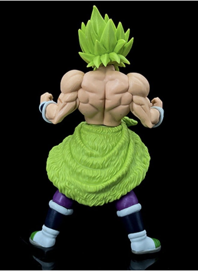 Dragon Ball - Dragon Ball Broli Action Figure, Super Saiyan Figure Toy, Anime Realistic Collectible Figure, High Quality Anime Action Figure Toy for Collection, Decoration, As Valuable Gift 23.5CM - Image 1