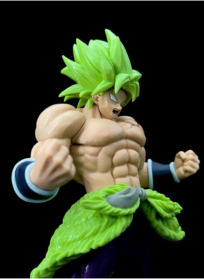 Dragon Ball - Dragon Ball Broli Action Figure, Super Saiyan Figure Toy, Anime Realistic Collectible Figure, High Quality Anime Action Figure Toy for Collection, Decoration, As Valuable Gift 23.5CM - Image 1