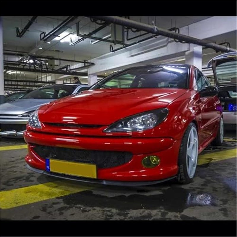 QASULER Peugeot 206 Front Spoiler Bumper Lip - Image 4