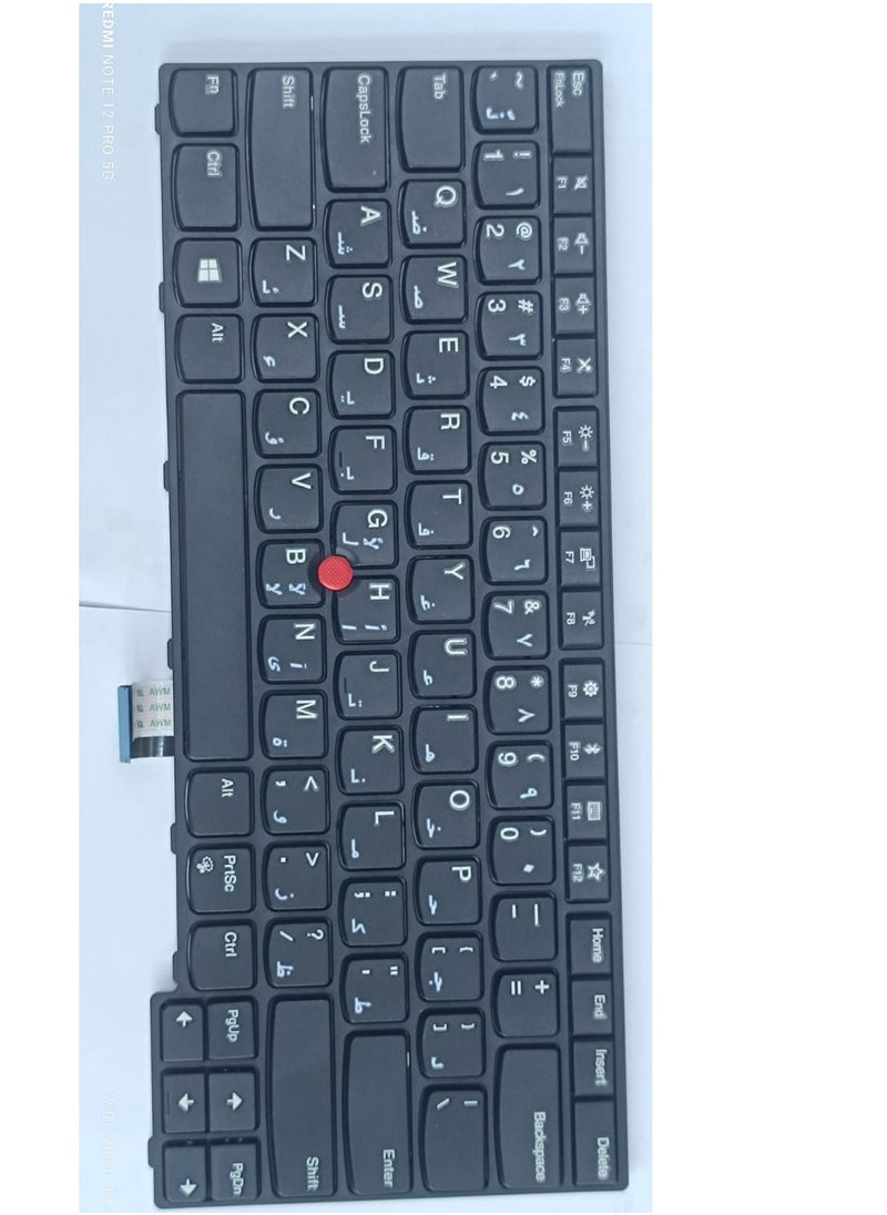 سي إس إف LENOVO LAPTOP KEYBOARD E470 E470 E470c E475 Compatible Model Number: for Lenovo ThinkPad Edge E470 E470c E475  - Image 1