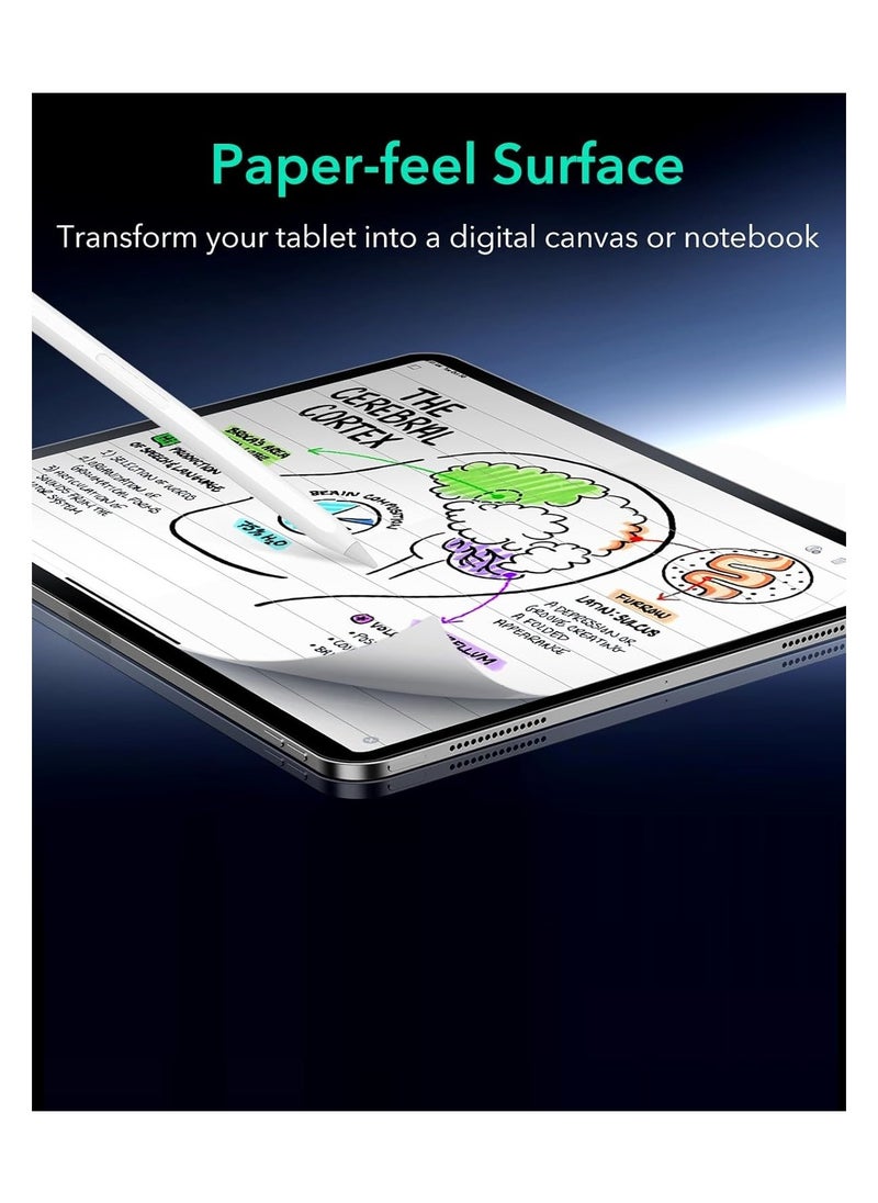 GUDOO For iPad Air 13 Inch 2024 M2 Paper-Feel Magnetic Screen Protector Write and Draw Like on Paper Detachable and Reusable Compatible with Tempered Film Matte Finish  - Image 3