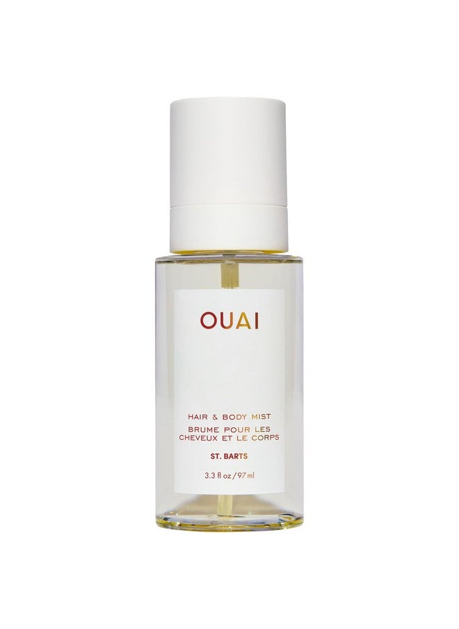 Ouai - St. Barts Hair And Body Mist - Tropical-Scented Hair Perfume And Body Spray - Notes Of Dragonfruit, Orange Blossom, Tuberose & Musk (3.3 Fl Oz) - Image 1