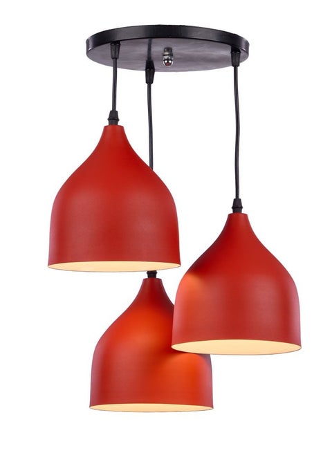 Red Modern ostrich ceiling lamp 3M10R
