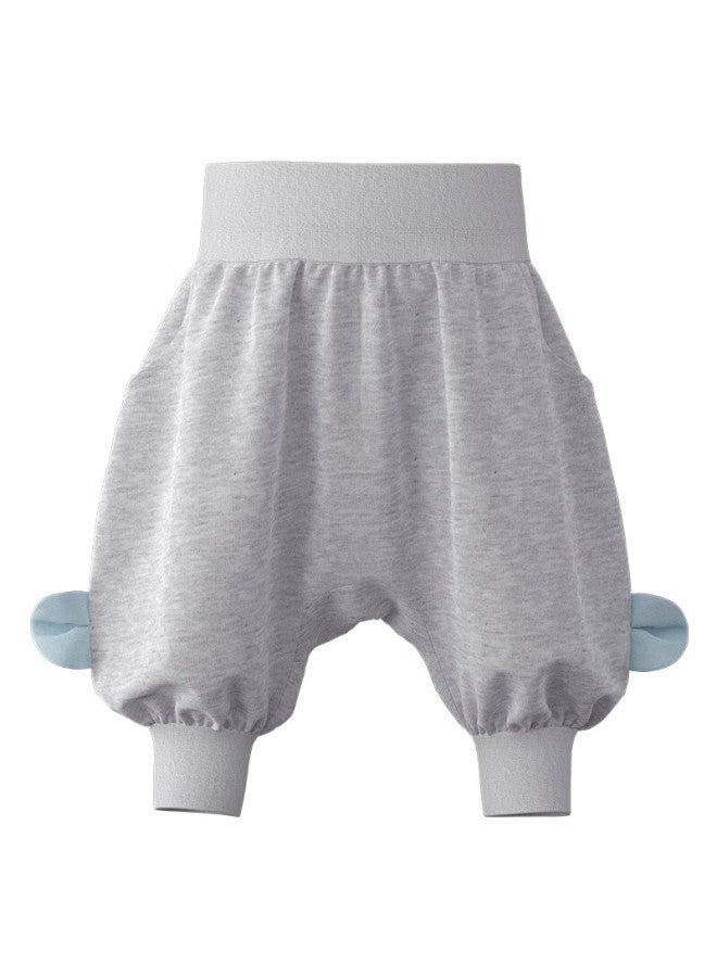 Papa [nuomi Mian] Papa Autumn Baby Pants For Boys And Girls, Loose-fitting Wide-leg Trousers For Big Bottoms, Brown, Size 80 - Image 3