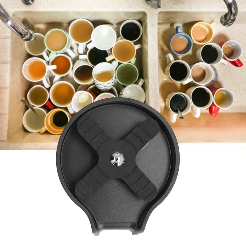 Cup Washer Stainless Steel - High Pressure Multi Dimensional Automatic Cleaning Glass Rinser for Home Kitchen Restaurant Bar Coffee Shop - Image 2