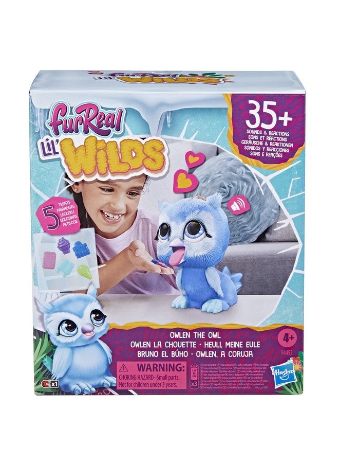فور ريل لعبة البومة Lil' Wilds Owlen، حيوانات أليفة إلكترونية، مع أكثر من 35 صوتًا وردود فعل، ألعاب تفاعلية للفتيات والأولاد بعمر 4 سنوات وما فوق - Image 2