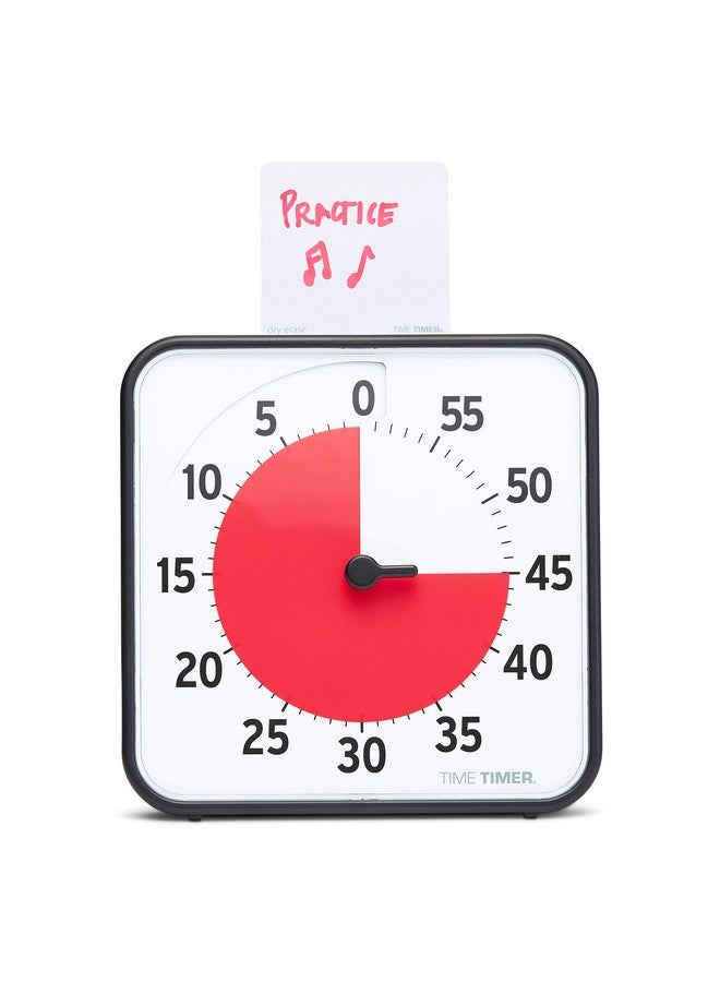 TIME TIMER 8 inch Visual Timer - 60 Minute Desk Countdown Clock with Dry Erase Activity Card, Also Magnetic - for Kids Classroom, Homeschooling Study Tool, Task Reminder, Home and Kitchen Timer - Image 1